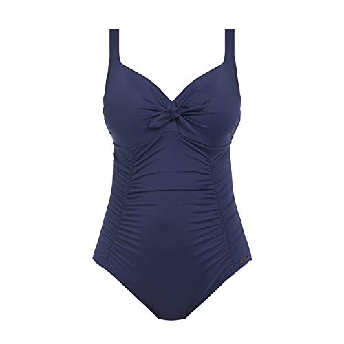 Fantasie Swim – Camiseta de una pieza reductora con estructura Marsella Negro 100D
