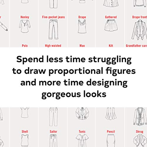 Fashion Sketchpad: 420 Figure Templates for Designing Looks and Building Your Portfolio