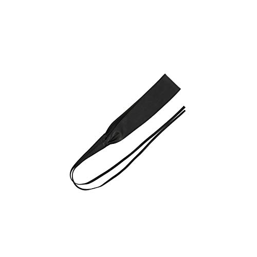 FASHIONGEN - Cinturón de Mujer Obi Ancha de Cuero sintética, para Vestido, MICA - Negro, L-XL