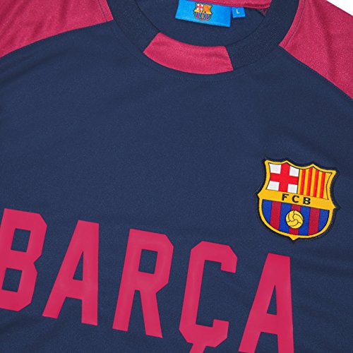 FC Barcelona Camiseta para hombre de fútbol oficial, de poliester, para entrenar - - XX-Large