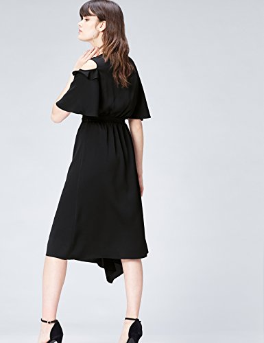 find. 13593 vestidos mujer, Negro (Black), 36 (Talla del fabricante: X-Small)