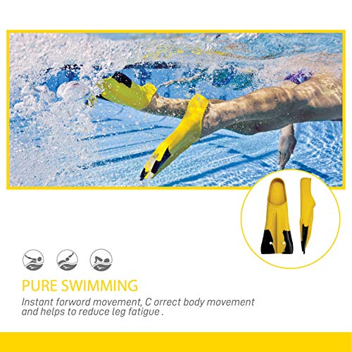 FINIS Adult Z2 - Aletas de natación, tamaño I, color amarillo