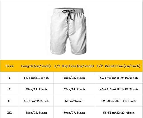 First Ring Shorts de baño Ca Canada American Flag Shorts de Playa para Hombres Bañador Bañador Boardshorts-Large-,