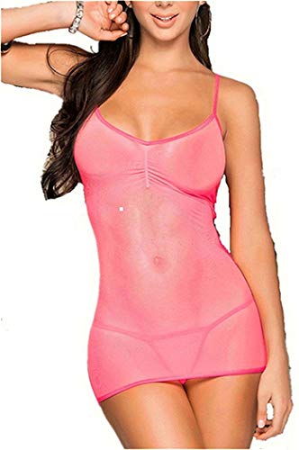 Flydo Mujer Ropa Interior Sexy Vestido Halter Babydoll,Lencería De Dormir Vestido Interior Mujer Erotica lencería Sexy Perspectiva Sexy Vestidos Clubwear