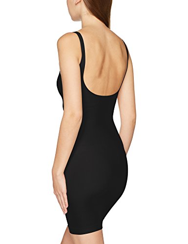 FM London Firm Control Dress Vestido Moldeador, Negro, 36-38 para Mujer