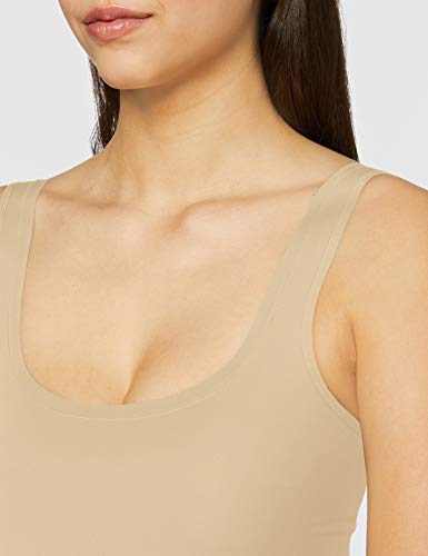 FM London Under Bust Control Vest, Camiseta moldeadora Mujer, Beige (Nude), Xl (Talla fabricante: 46/48)