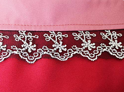 Fnho Vestido de época Medieval,Renacentista de Las Mujeres Vestidos,Vestido francés de Manga Larga, Traje Medieval-Purple_2XL