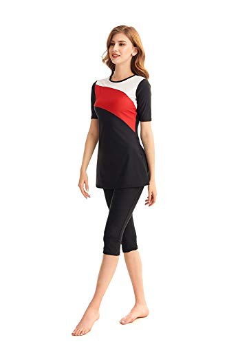 FOKULUNDA - Bañador islámico para Mujer, XY1722, CA, XS