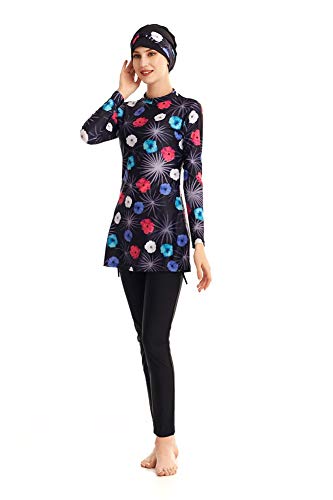 FOKULUNDA - Bañador islámico para mujer, XY1722, CA, XXXL