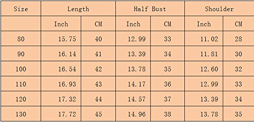 FOLOBE Niños Otoño Invierno Chaleco de Piel Sintética Abrigos Abrigo Cálido Chaleco Sin Mangas Calentador Ocasional Chaleco Niñas Tops Chaqueta Escudo/Chaleco Corto Gilet