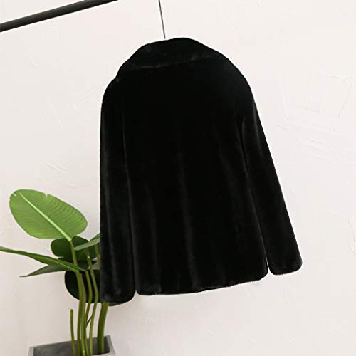 Fossen MuRope Rebajas Mujer Tallas Grandes de Piel Sintética Cuello Cuadrado, Abrigos para Mujer Invierno Elegantes, Felpa Suéter Parkas de Manga Larga Casual