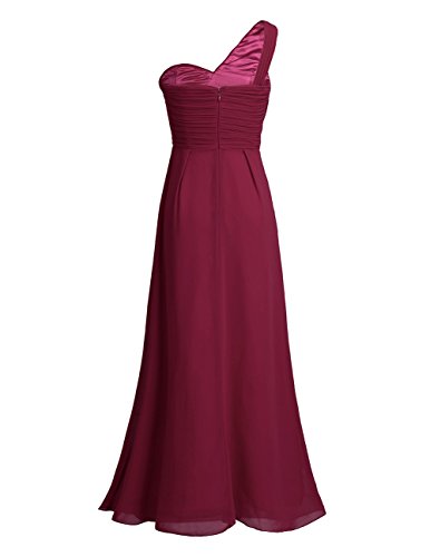 Freebily Vestido Largo de Gasa para Mujer Dama de Honor Vestido de Cóctel Fiesta Ceremonia Noche Vino 36