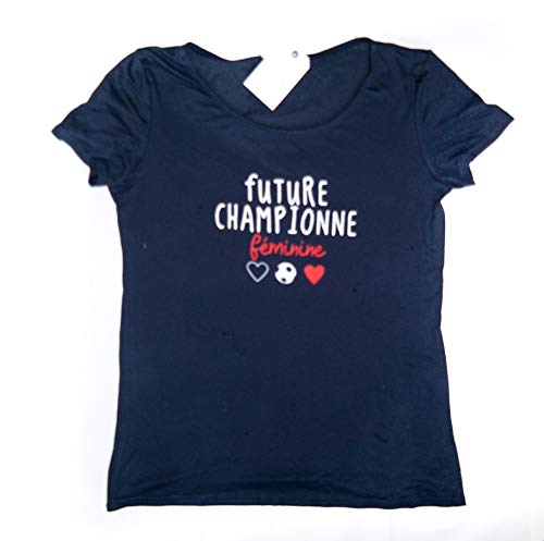 Frenchy - Camiseta de fútbol para mujer 2019 Future Champione, oficial, fabricada en Francia azul marino XL