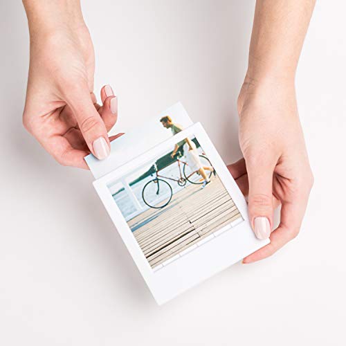 Froster Impressions Clock – Reloj de Pared con Marcos de Foto, Marcos de Fotos Múltiples, Regalo de Boda