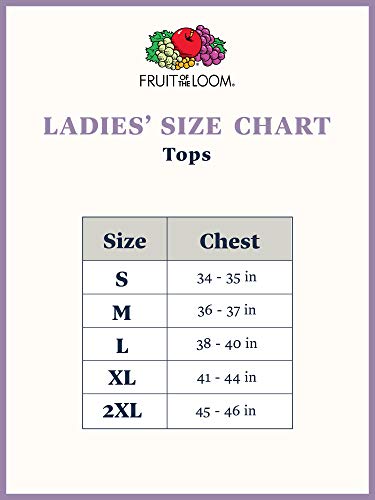 Fruit of the Loom Essentials in Transit - Camiseta de manga larga de rizo francés para mujer - azul - Small