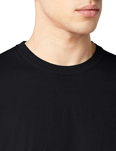 Fruit of the Loom Mens Original 5 Pack T-Shirt Camiseta, Negro (Black), Small (Pack de 5) para Hombre