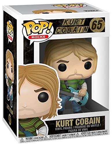 Funko Pop!- Nirvana Rocks Kurt Cobain (Teen Spirit) Figurina de Vinilo, Multicolor, Estándar (24777)