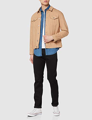 G-STAR RAW 3301 Slim Fit Hemden Camisa, Multicolor (Sun Faded Bronze Green Check C122-b667), XXL para Hombre