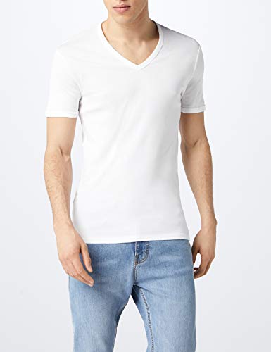 G-STAR RAW Base V T S/s 2-Pack Camiseta, Blanco (White 110), XL para Hombre