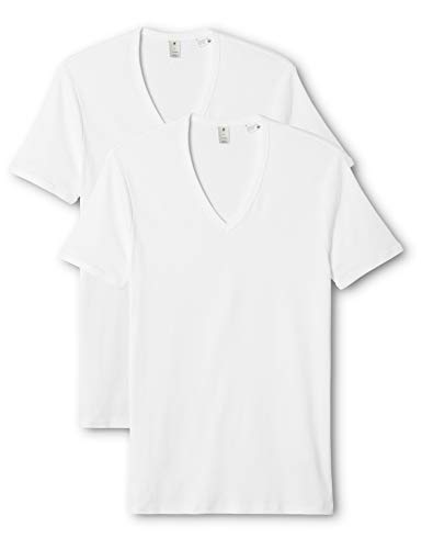 G-STAR RAW Base V T S/s 2-Pack Camiseta, Blanco (White 110), XL para Hombre
