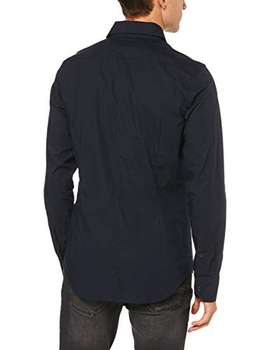 G-STAR RAW Core Super Slim Camisa Vaquera, Azul (Mazarine Blue 4213), S para Hombre