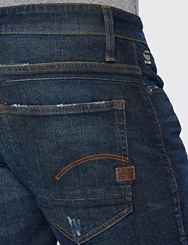G-STAR RAW D-STAQ 5-Pocket Slim Vaqueros, Antic Nile B767-A943, 28W / 32L para Hombre