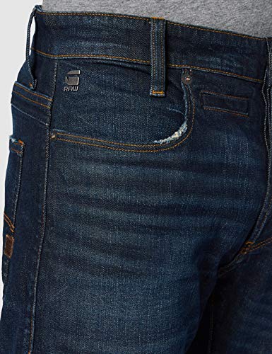 G-STAR RAW D-STAQ 5-Pocket Slim Vaqueros, Antic Nile B767-A943, 28W / 32L para Hombre