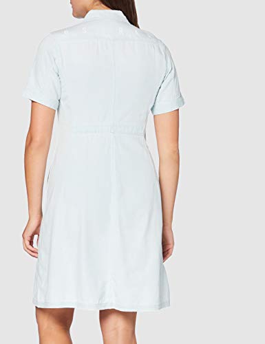 G-STAR RAW Denim Straight Vestido, Sun Faded Arctic B431/B470, Medium para Mujer