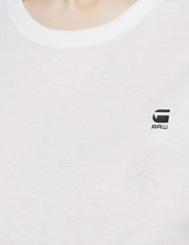 G-STAR RAW Eyben Slim R T Wmn S/s Camiseta, Blanco (White 110), M para Mujer
