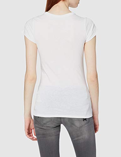 G-STAR RAW Eyben Slim R T Wmn S/s Camiseta, Blanco (White 110), M para Mujer