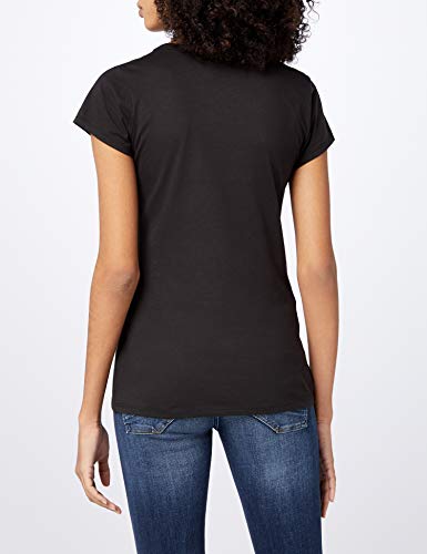 G-STAR RAW Eyben Slim R T Wmn S/s Camiseta, Negro (Black 990), L para Mujer