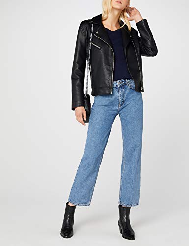 G-STAR RAW Eyben Slim V T Wmn S/s Camiseta, Azul (Sartho Blue 6067), 34 (Talla del fabricante: X-Small) para Mujer