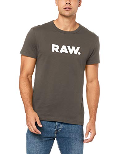G-STAR RAW Holorn R T S/S Camiseta, Gris (GS Grey 1260), X-Large para Hombre