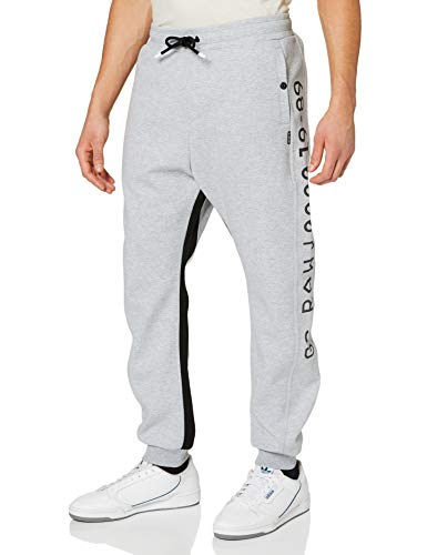 G-STAR RAW Moto Mixed Mesh Pantalón Deporte, Grey Htr C541-906, L para Hombre