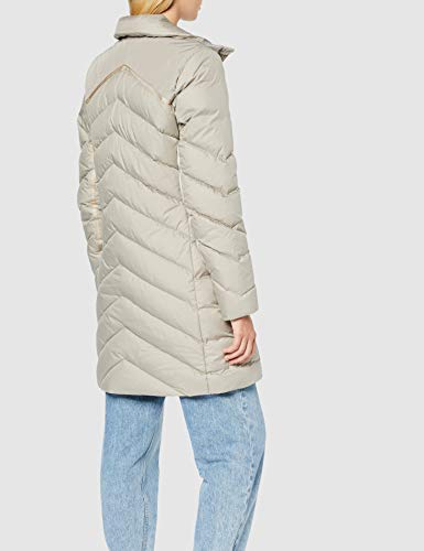 G-STAR RAW Whistler Slim Down Hooded Long Abrigo, Gris (Mercury 1359), 34 (Talla del fabricante: XX-Small) para Mujer