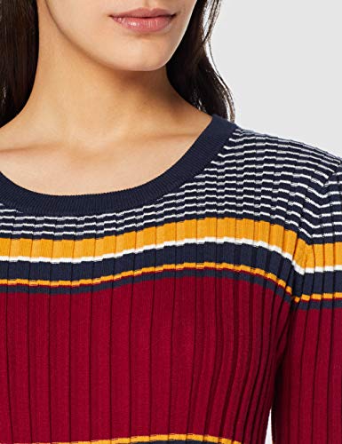 Gant D1. Rib Knitted Dress Vestido, Multicolor (Multicolor 105), Medium (Talla del Fabricante: M-L) para Mujer