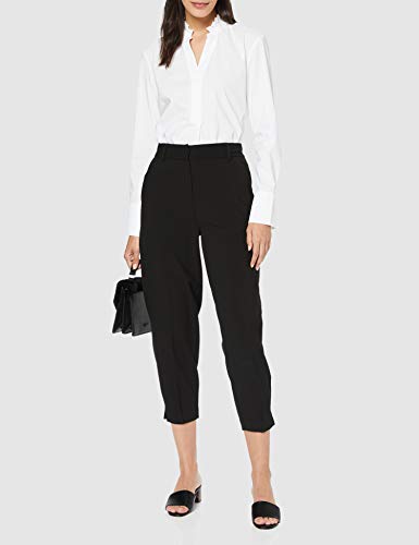 GANT D1. TP Frill Shirt Camisa Manga Larga, Blanco (White 110), 46 (Talla del Fabricante: 44) para Mujer