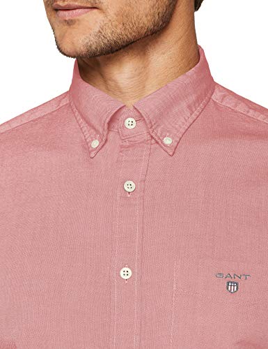 GANT The Oxford Shirt Reg BD Camisa, Rojo (Bright Red 620), X-Large para Hombre