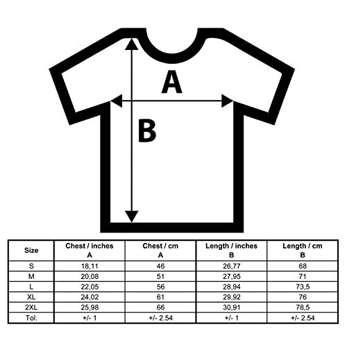 Gas Monkey Garage Officially Licensed - Most Badass Hot Rod Shop T-Shirt Camiseta T Shirt GMG - 100% Oficial (Negro, X-Large)