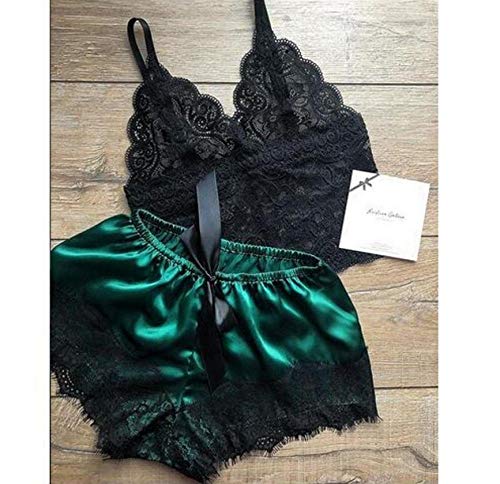 Gdofkh Señoras simulación de Seda Honda Princesa Pijamas Sexy tentación Extrema Ropa Interior camisón Servicio a Domicilio