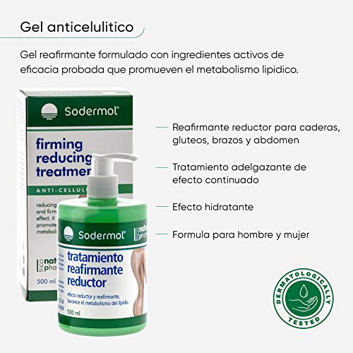 Gel crema adelgazante reductora anticelulitica reafirmante potente hombre mujer. Quemagrasas abdomen caderas y glúteos, anti celulitis intensivo efecto frio