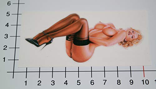 Generic PIN UP Beauty Pegatinas Retro Rockabilly Vintage Sexy Girl Lady V8