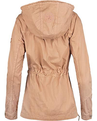 Geographical Norway Chaqueta cortavientos para mujer. Rosa. M