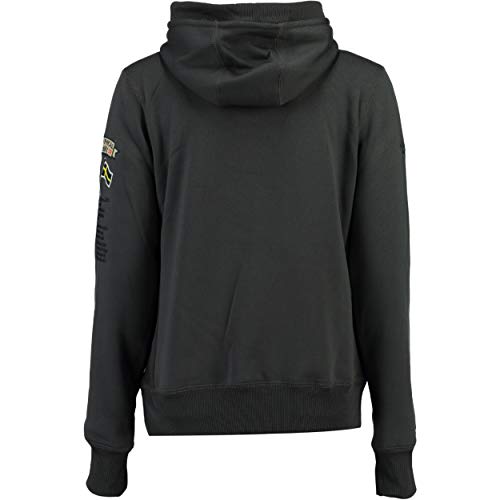 Geographical Norway GYMCLASS LADY - Sudadera Mujer Bolsillos Kangaroo - Sudadera Caliente Mujer - Suéter Abrigos Manga Larga - Hoodie Tops Casual Abrigo Estilo GRIS OSCURO M - TALLA 2