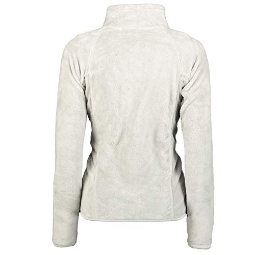 Geographical Norway UPALINE Lady - Suave Cálido Mujeres - Chaqueta Calida Invierno Suave Mujeres Caliente - Pullover Casual Tops Mangas Largas - Manga Larga Suéter Piel Gris Claro S