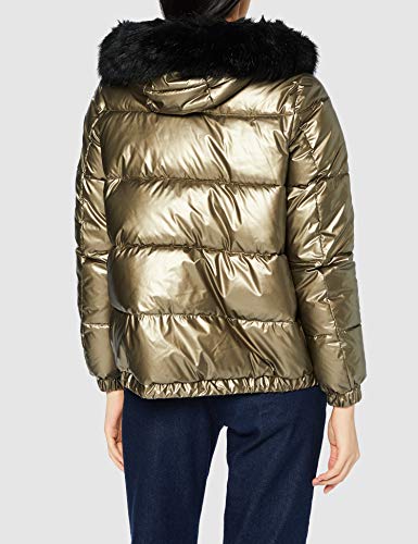 Geox Backsie MJ Chaqueta de Plumón, Marrón (Bronze F6018), 48 para Mujer