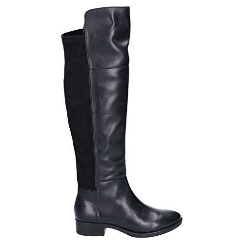 Geox - Botas Felicity para Chica Mujer (37 EU) (Piel Negro)
