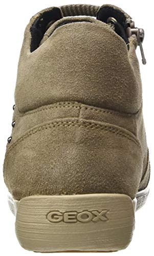 GEOX D MYRIA G DK BEIGE/LEAD Women's Trainers Hi-Top Trainers size 39(EU)