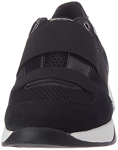 GEOX D SUZZIE D BLACK/GUN Women's Trainers Low-Top Trainers size 36(EU)