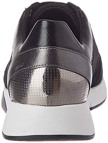 GEOX D SUZZIE D BLACK/GUN Women's Trainers Low-Top Trainers size 36(EU)
